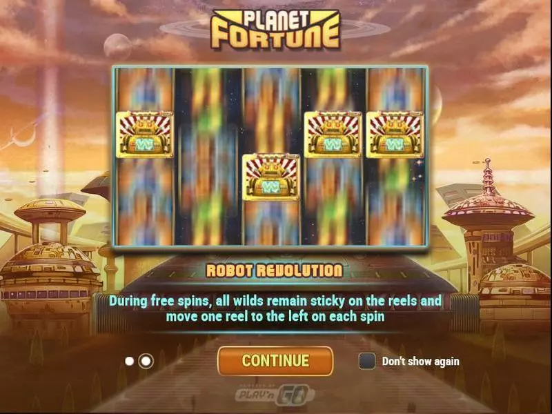 Planet Fortune  Real Money Slot made by Play'n GO - Bonus 1