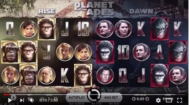 Planet of Apes  Real Money Slot made by NetEnt - Info and Rules