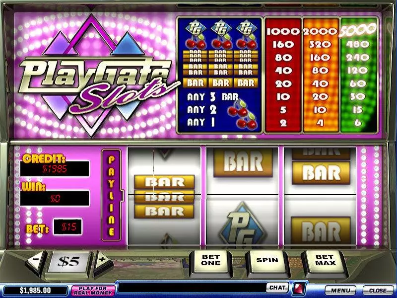 Play Gate  Real Money Slot made by PlayTech - Main Screen Reels