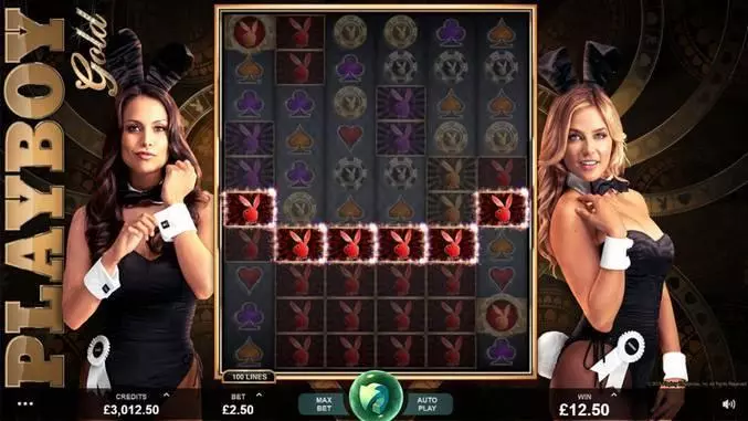 Playboy Gold  Real Money Slot made by Microgaming - Main Screen Reels
