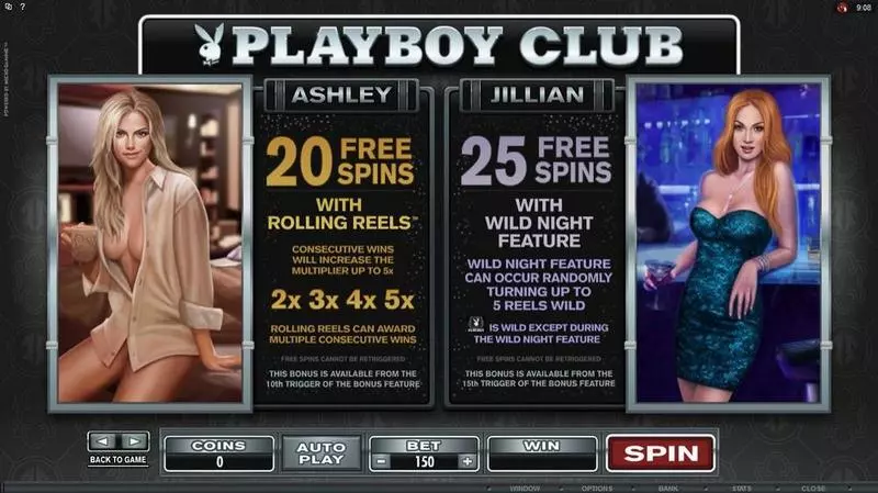 Playboy  Real Money Slot made by Microgaming - Info and Rules