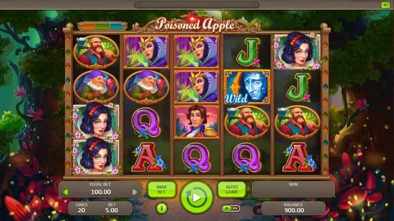 Poisoned Apple  Real Money Slot made by Booongo - Main Screen Reels