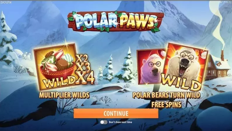 Polar Paws  Real Money Slot made by Quickspin - Bonus 1