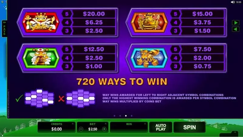 Pollen Party  Real Money Slot made by Microgaming - Info and Rules