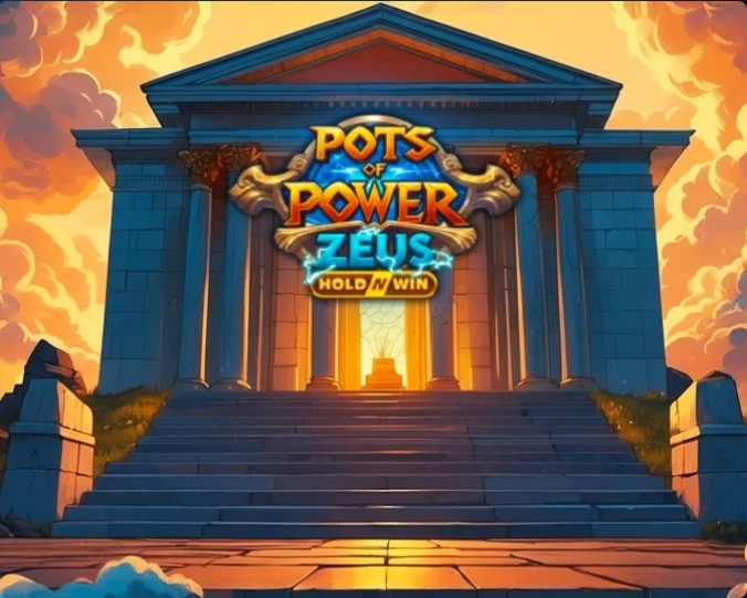 Pots of Power: Zeus  Real Money Slot made by AvatarUX - Introduction Screen