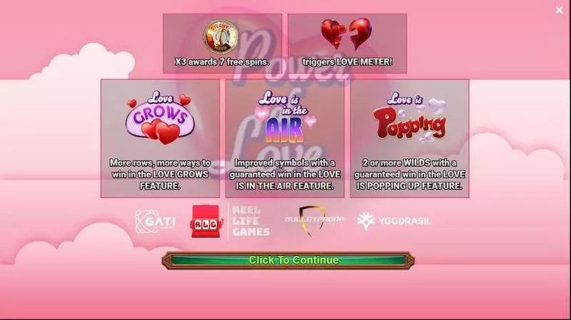 Power of Love  Real Money Slot made by Reel Life Games - Info and Rules