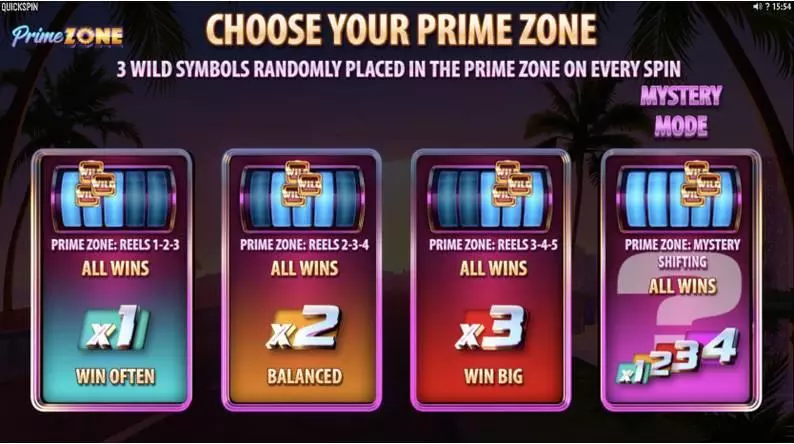Prime Zone  Real Money Slot made by Quickspin - Bonus 1