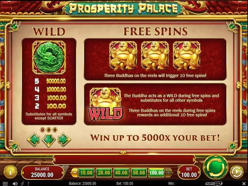 Prosperity Palace  Real Money Slot made by Play'n GO - Bonus 3