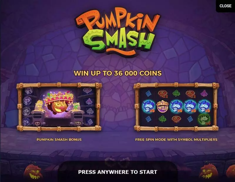 Pumpkin Smash  Real Money Slot made by Yggdrasil - Info and Rules