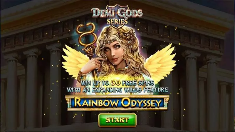 Rainbow Odyssey  Real Money Slot made by Spinomenal - Introduction Screen
