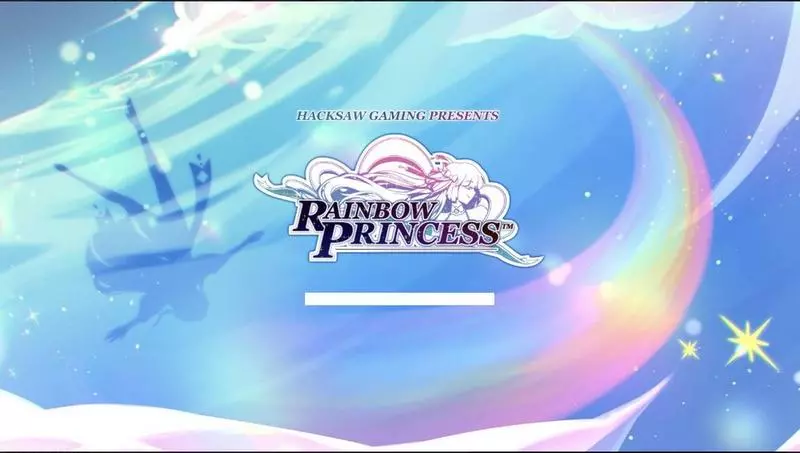 Rainbow Princess  Real Money Slot made by Hacksaw Gaming - Introduction Screen