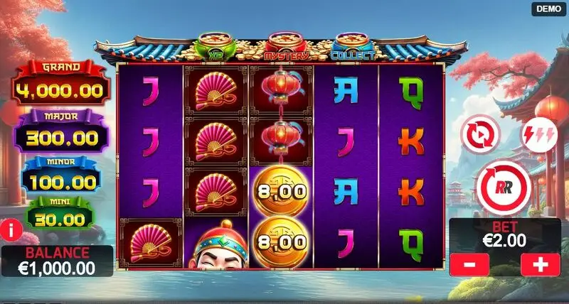 Rake it in Pots of Gold  Real Money Slot made by Red Rake Gaming - Main Screen Reels