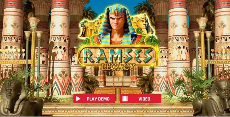 Ramses Legacy  Real Money Slot made by Red Rake Gaming - Introduction Screen