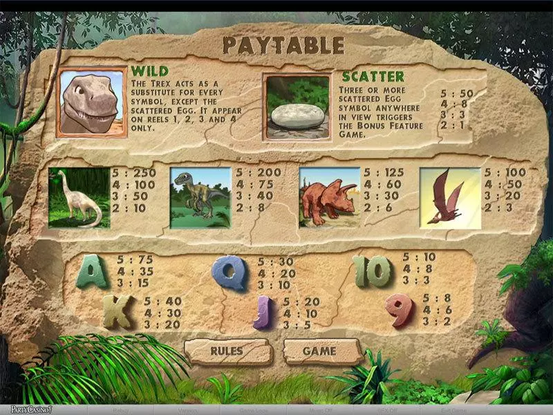 Raptor Island  Real Money Slot made by bwin.party - Info and Rules
