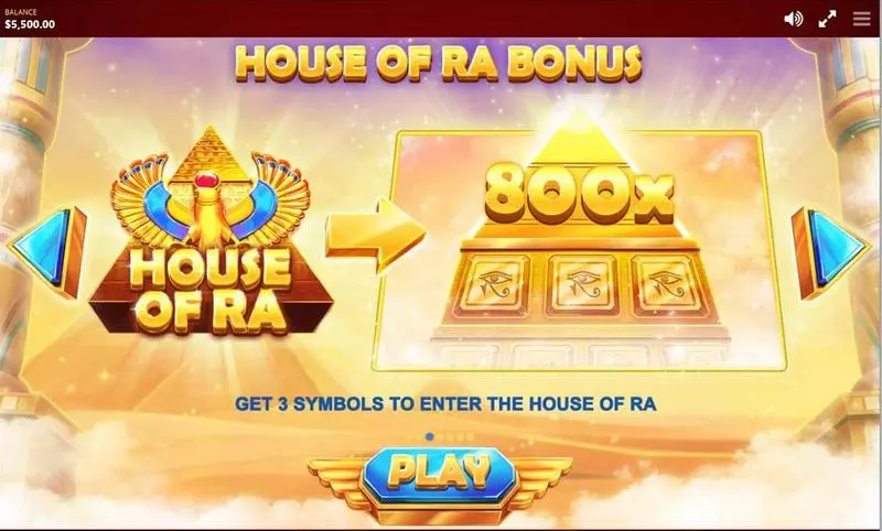 RA's Legend  Real Money Slot made by Red Tiger Gaming - Info and Rules