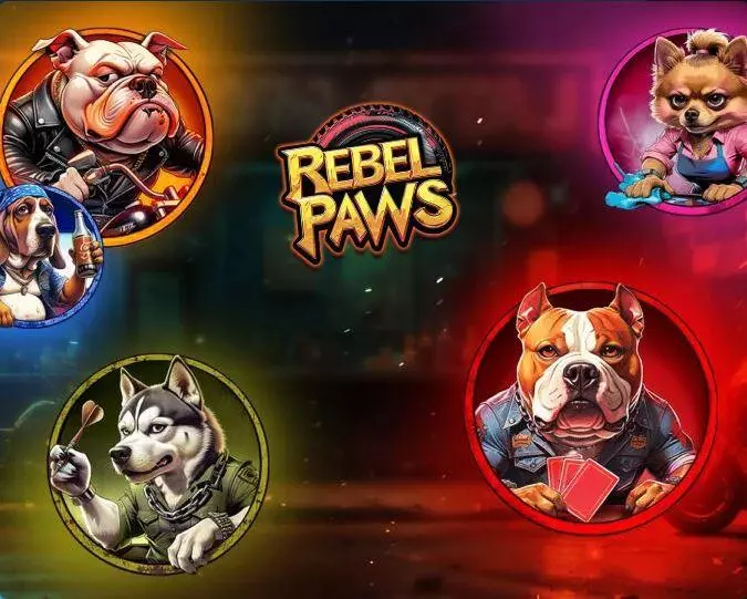 Rebel Paws  Real Money Slot made by AvatarUX - Introduction Screen
