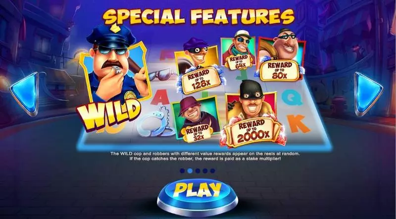 Reel Heist  Real Money Slot made by Red Tiger Gaming - Paytable
