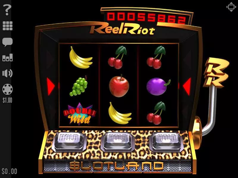 ReelRiot  Real Money Slot made by Slotland Software - Main Screen Reels