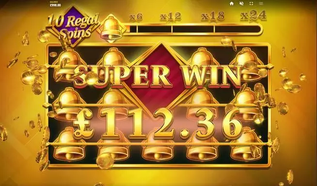 Regal Streak  Real Money Slot made by Red Tiger Gaming - Winning Screenshot