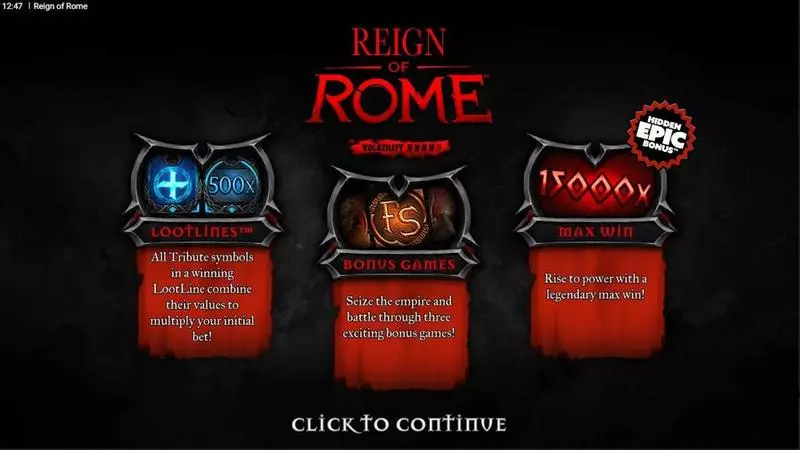 Reign of Rome  Real Money Slot made by Hacksaw Gaming - Info and Rules