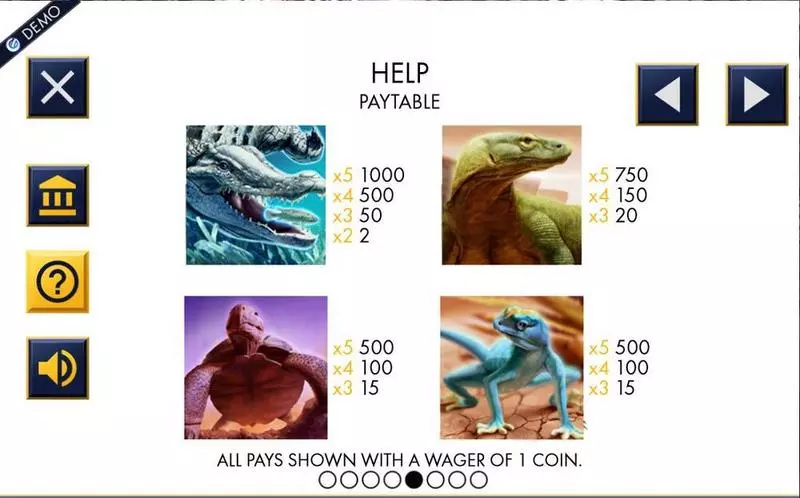 Reptile Riches  Real Money Slot made by Genesis - Info and Rules