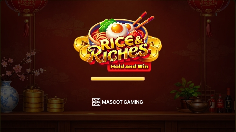 Rice and Riches  Real Money Slot made by Mascot Gaming - Introduction Screen