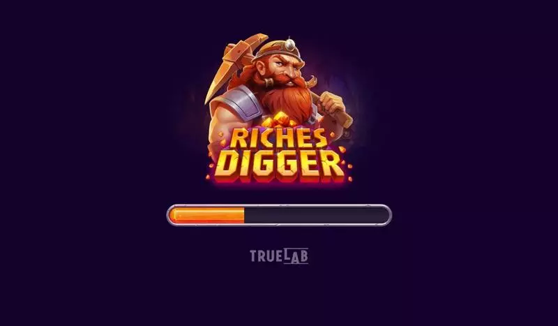Riches Digger  Real Money Slot made by TrueLab Games - Introduction Screen