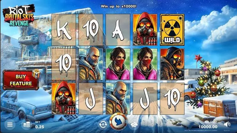 Riot - Brutalski's Revenge  Real Money Slot made by Mascot Gaming - Main Screen Reels