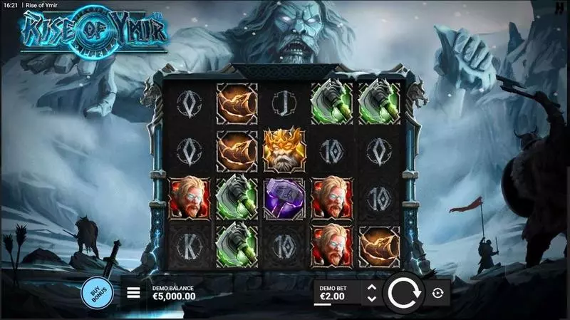 Rise of Ymir  Real Money Slot made by Hacksaw Gaming - Main Screen Reels