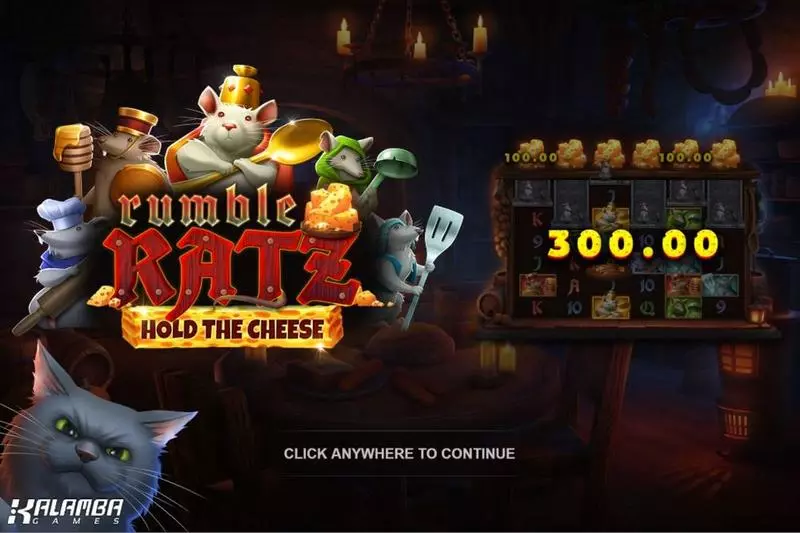 Rumble Ratz   Real Money Slot made by Kalamba Games - Introduction Screen