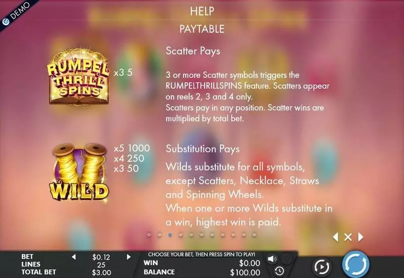 RumpelThrillSpins  Real Money Slot made by Genesis - Info and Rules