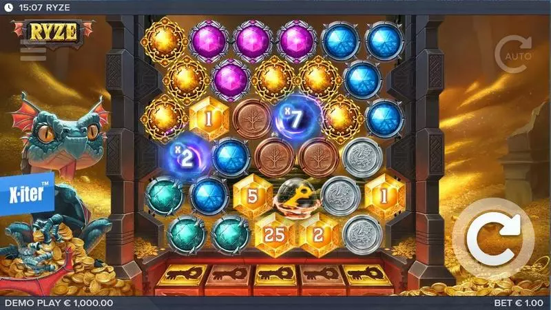 Ryze  Real Money Slot made by Elk Studios - Main Screen Reels