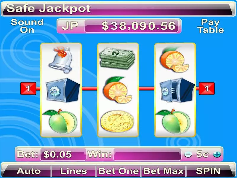 Safe Jackpot  Real Money Slot made by Byworth - Main Screen Reels