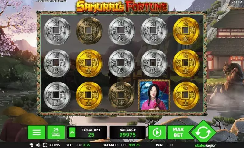 Samurai’s Fortune  Real Money Slot made by StakeLogic - Main Screen Reels