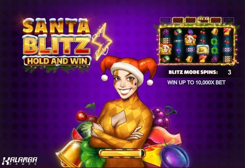 Santa Blitz Hold and Win  Real Money Slot made by Kalamba Games - Introduction Screen