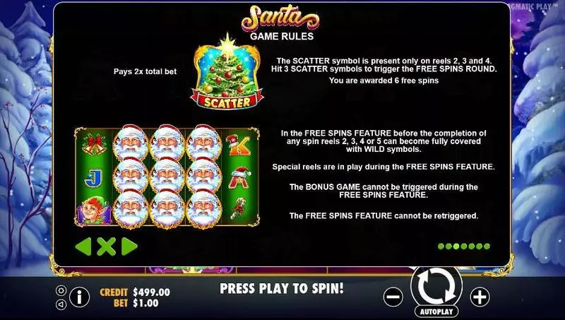 Santa  Real Money Slot made by Pragmatic Play - Bonus 2