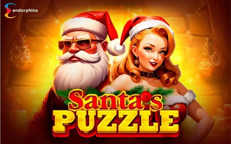 Santa's Puzzle  Real Money Slot made by Endorphina - Introduction Screen