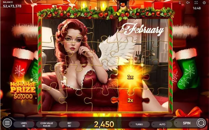 Santa's Puzzle  Real Money Slot made by Endorphina - Bonus 1