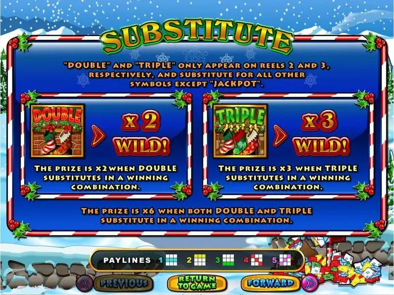 Santastic!  Real Money Slot made by RTG - Info and Rules