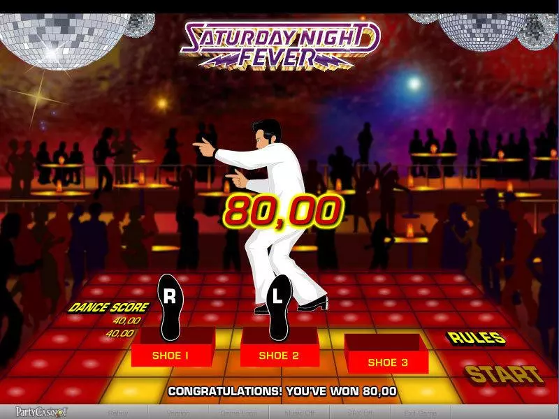 Saturday Night Fever  Real Money Slot made by bwin.party - Bonus 1