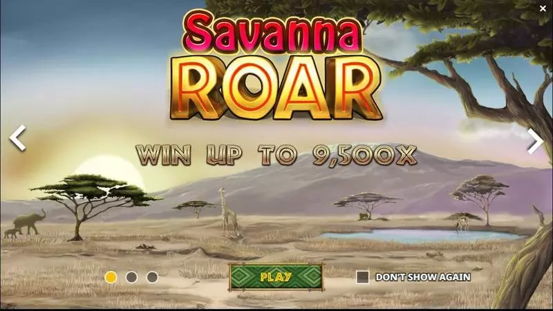 Savanna Roar  Real Money Slot made by Jelly Entertainment - Free Spins Feature