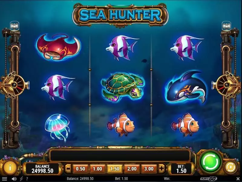 Sea Hunter  Real Money Slot made by Play'n GO - Main Screen Reels