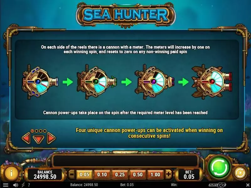 Sea Hunter  Real Money Slot made by Play'n GO - Bonus 1
