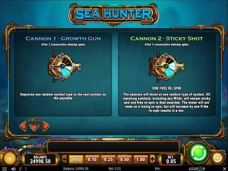 Sea Hunter  Real Money Slot made by Play'n GO - Bonus 2