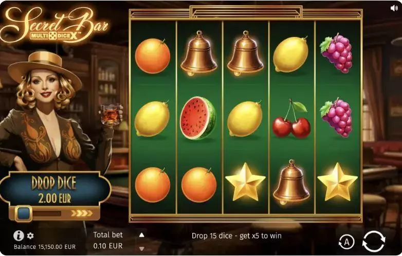 SECRET BAR MULTIDICE X  Real Money Slot made by BGaming - Main Screen Reels