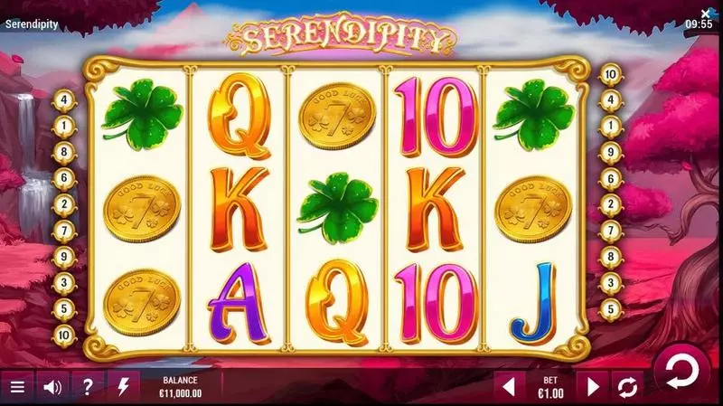 Serendipity  Real Money Slot made by G.games - Main Screen Reels