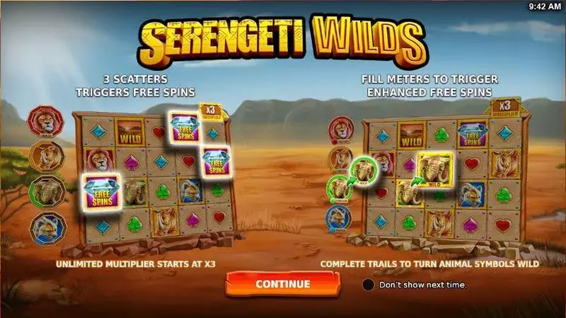 Serengeti Wilds  Real Money Slot made by StakeLogic - Info and Rules