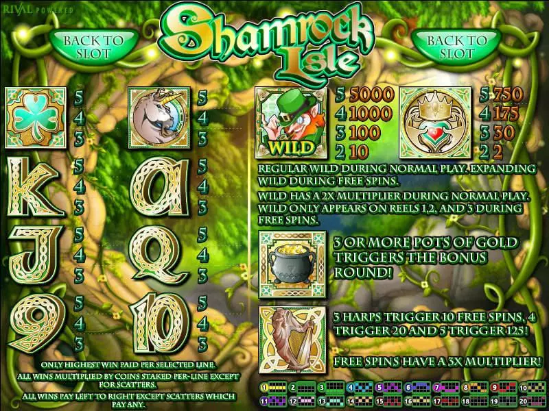 Shamrock Isle  Real Money Slot made by Rival - Info and Rules