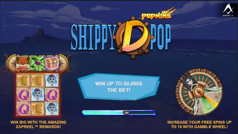 Shippy D Pop  Real Money Slot made by AvatarUX - Introduction Screen