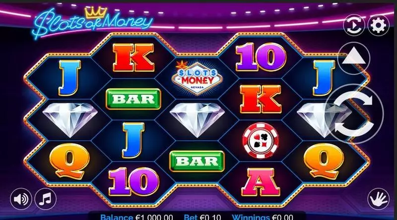 Slots of Money   Real Money Slot made by Betdigital - Main Screen Reels